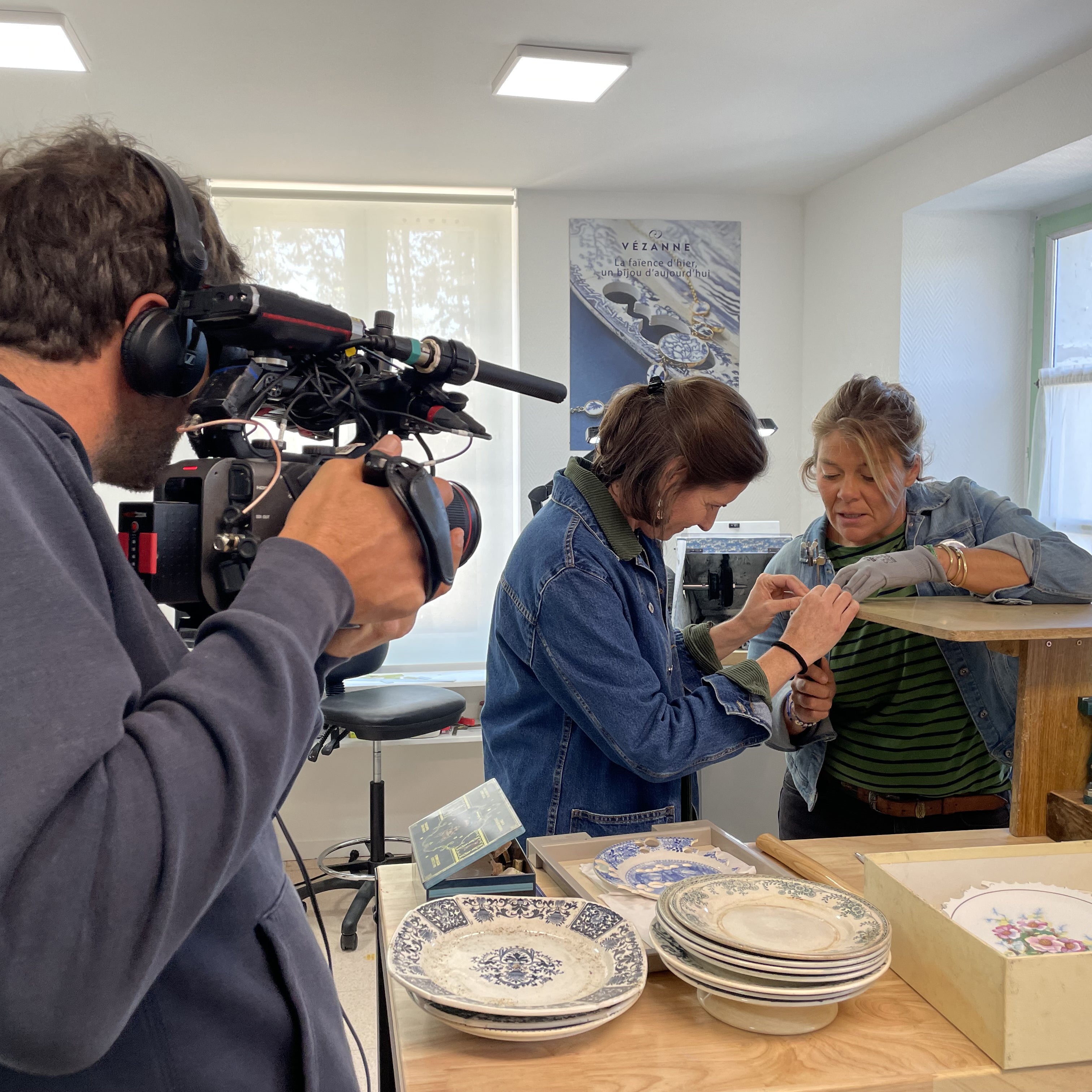Reportage France 3 au coeur de l'atelier Vézanne