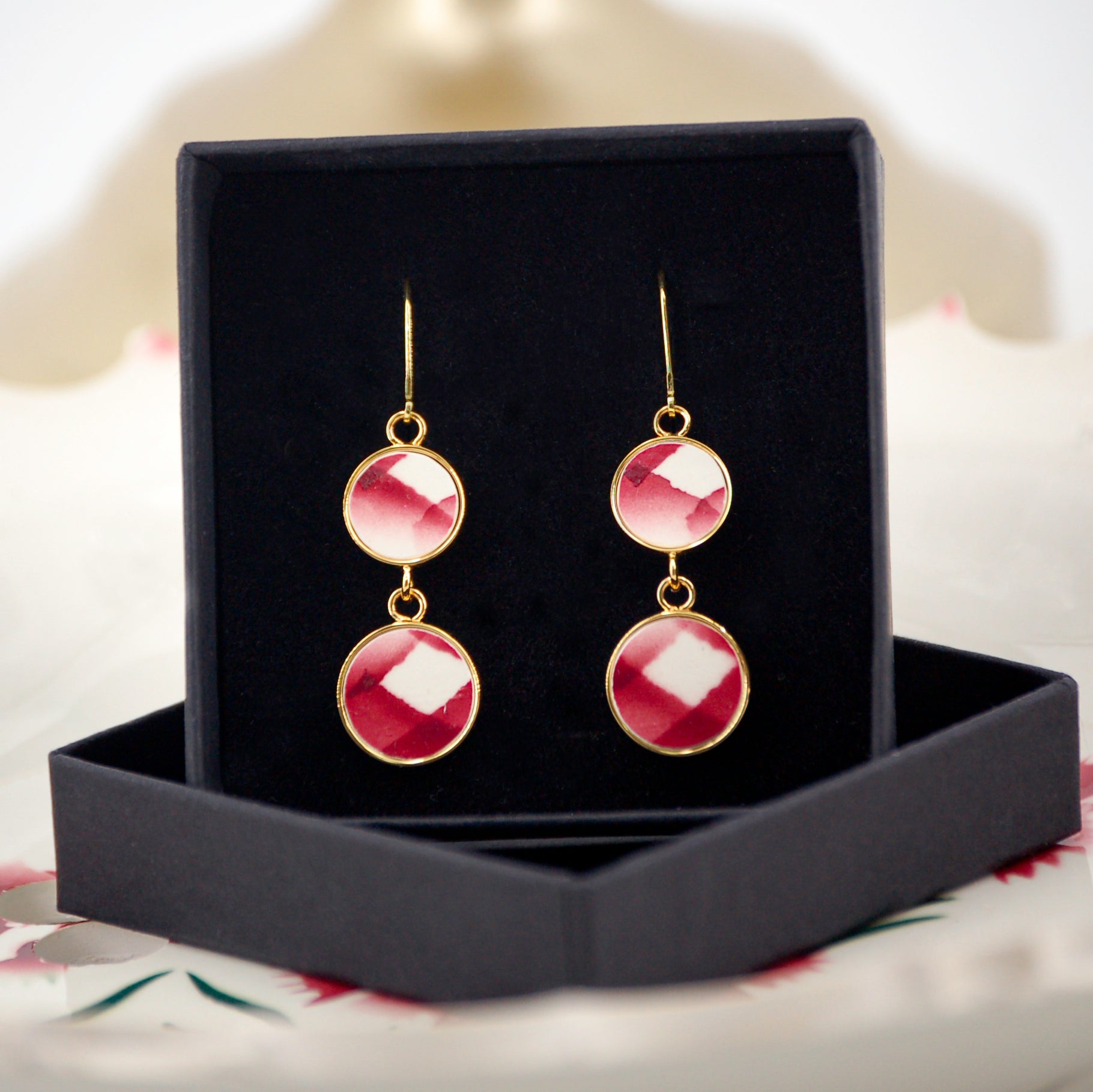 Boucles d'oreilles "Motif graphique"