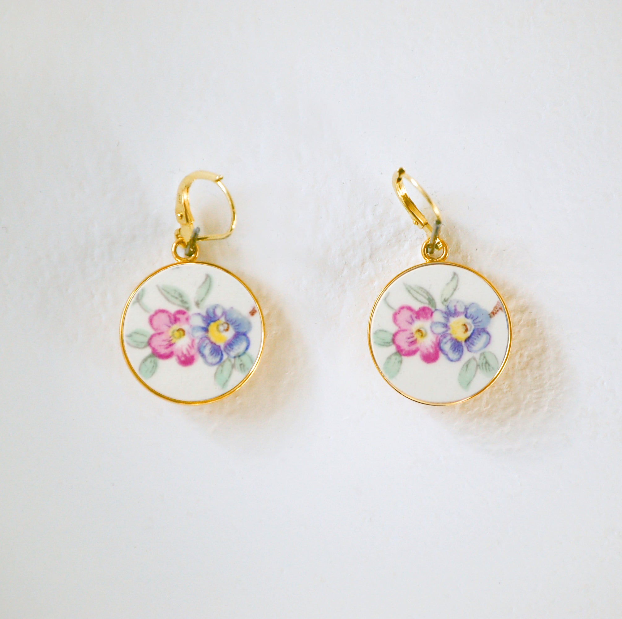 Boucles d'oreilles "Petit bouquet de fleurs"