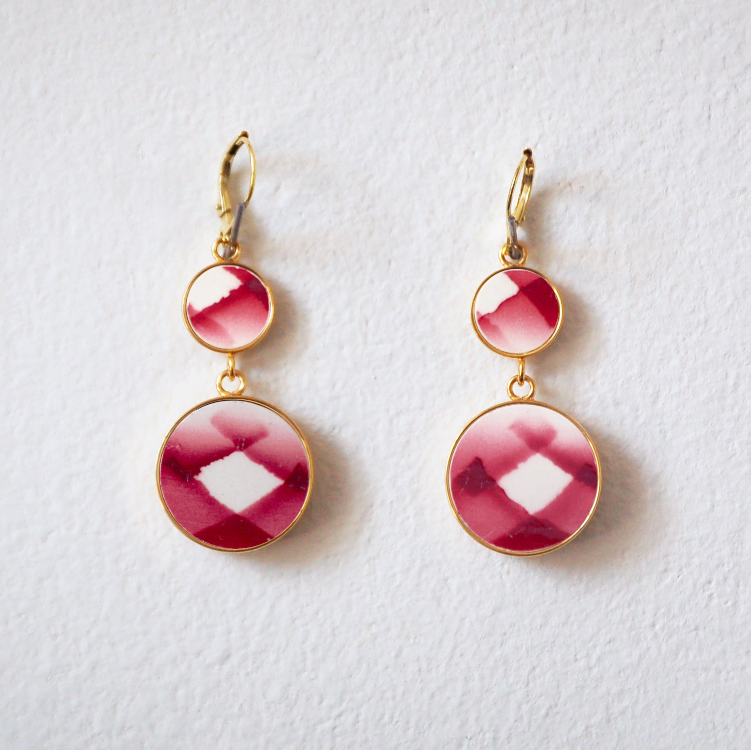 Boucles d'oreilles "Composition géométrique"
